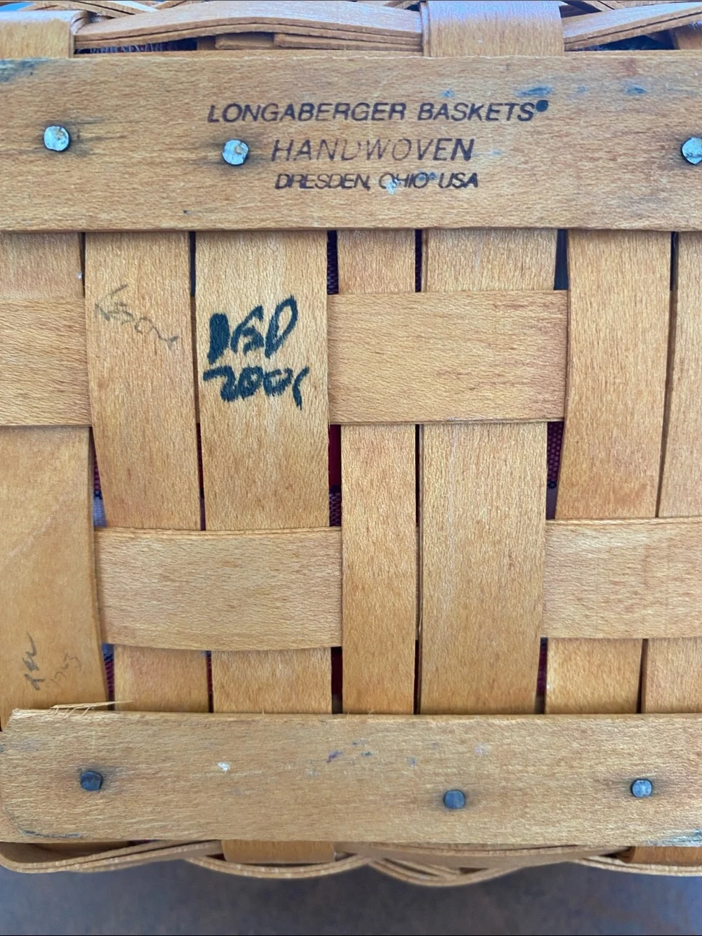 Longaberger 2001 All-American Strawberry Basket 🧺